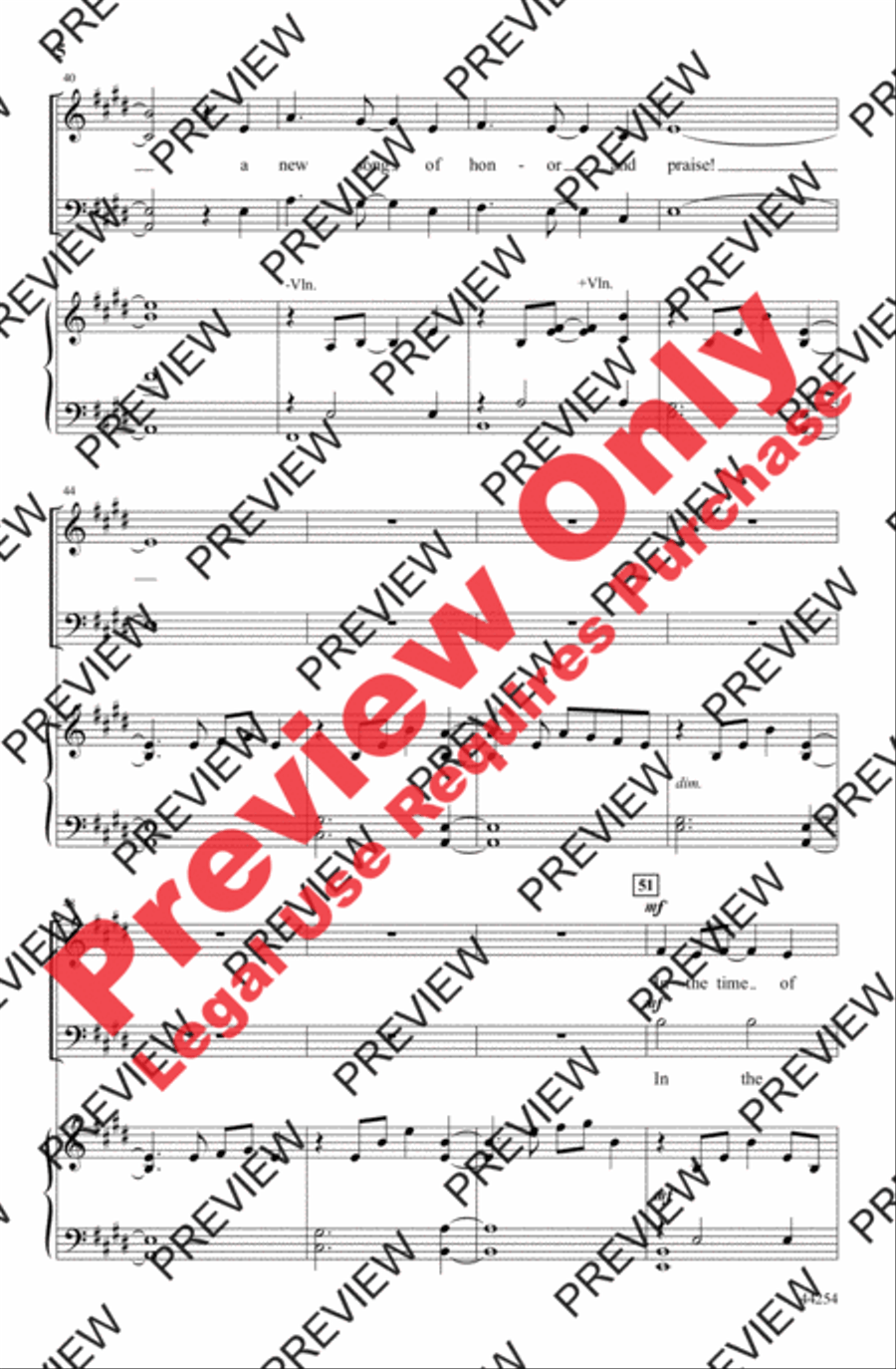 Celtic Canticle 4-Part scores gallery preview page 5