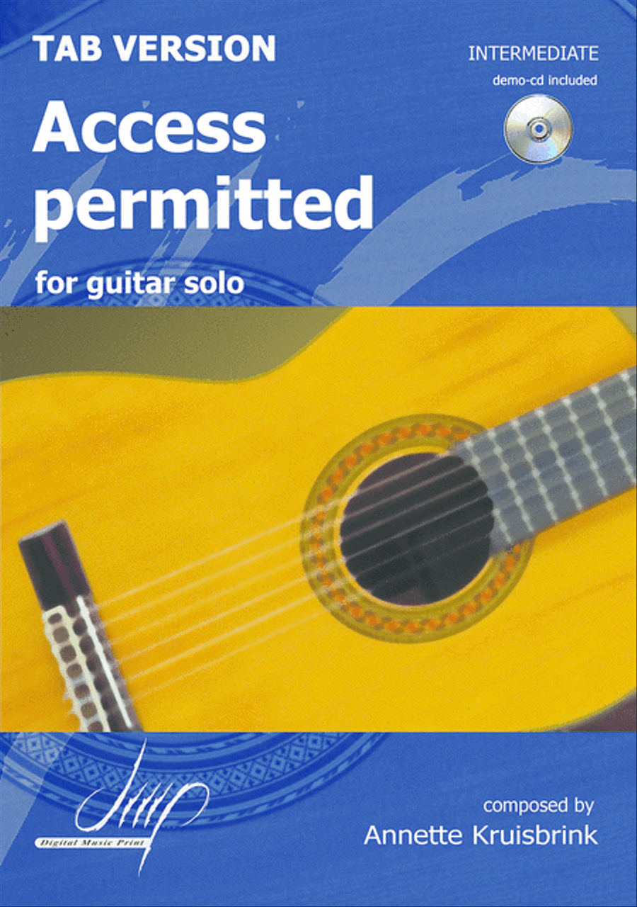 Access Permitted Guitar Tablature scores gallery preview page 1