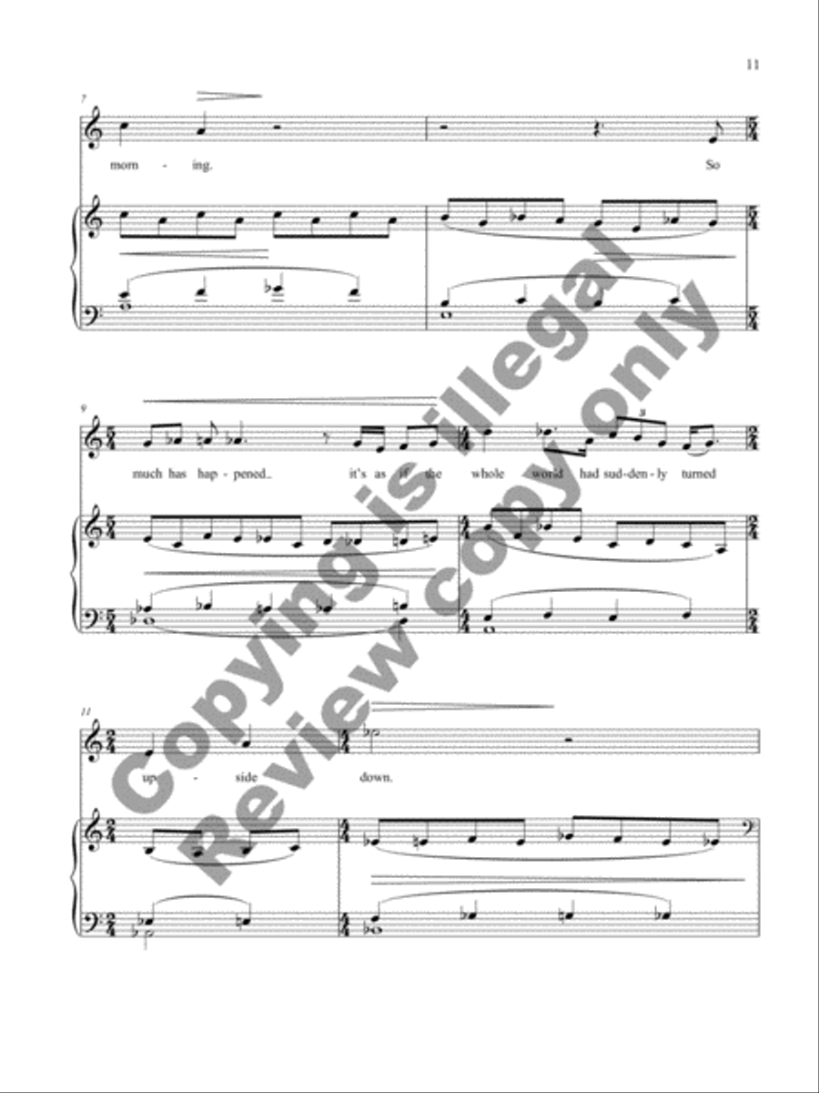 A World Turned Upside Down Mezzo-Soprano Voice scores gallery preview page 8