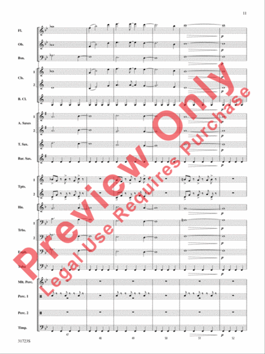 Western Horizons Concert Band scores gallery preview page 12