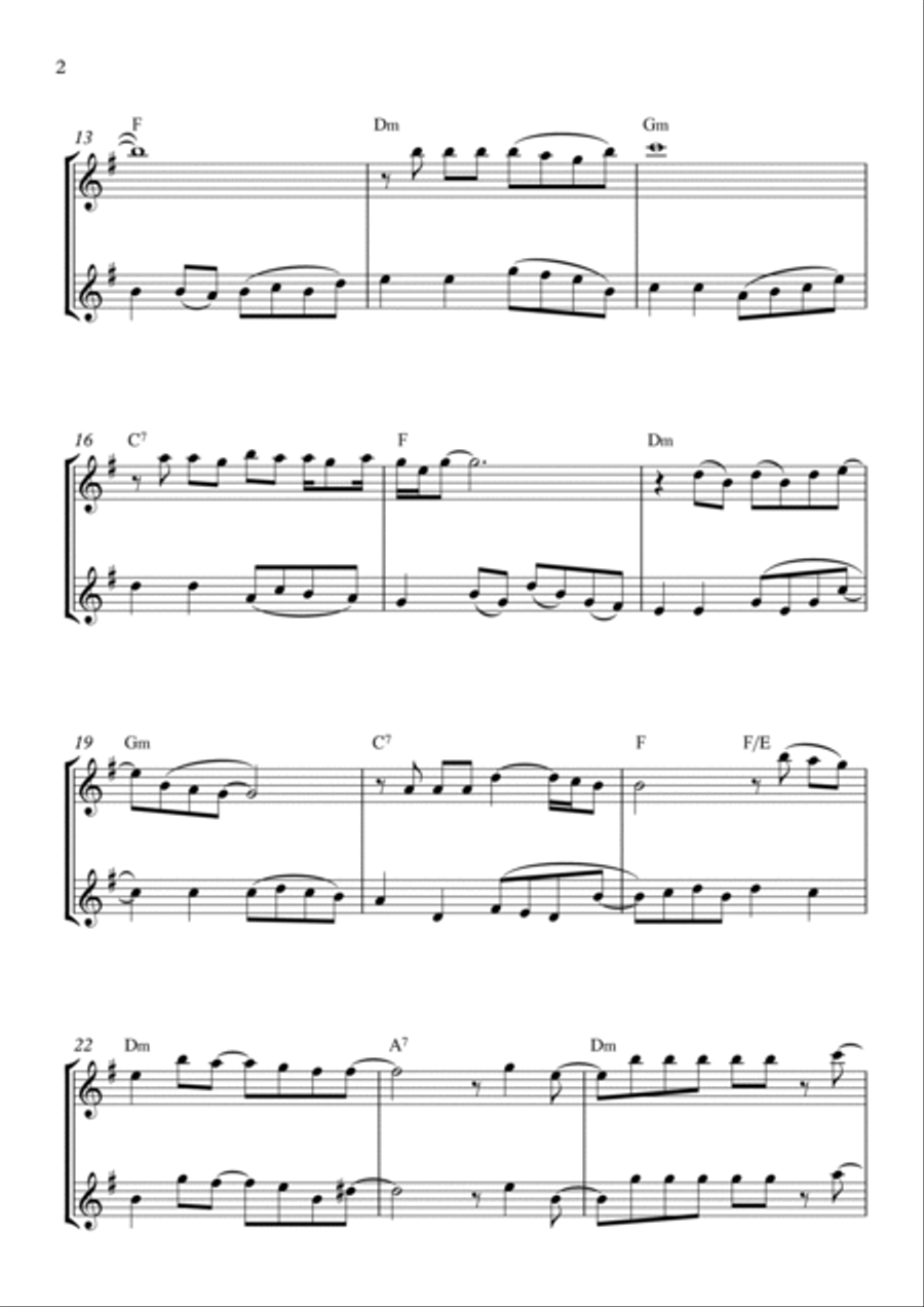 Flowers Woodwind Duet scores gallery preview page 2