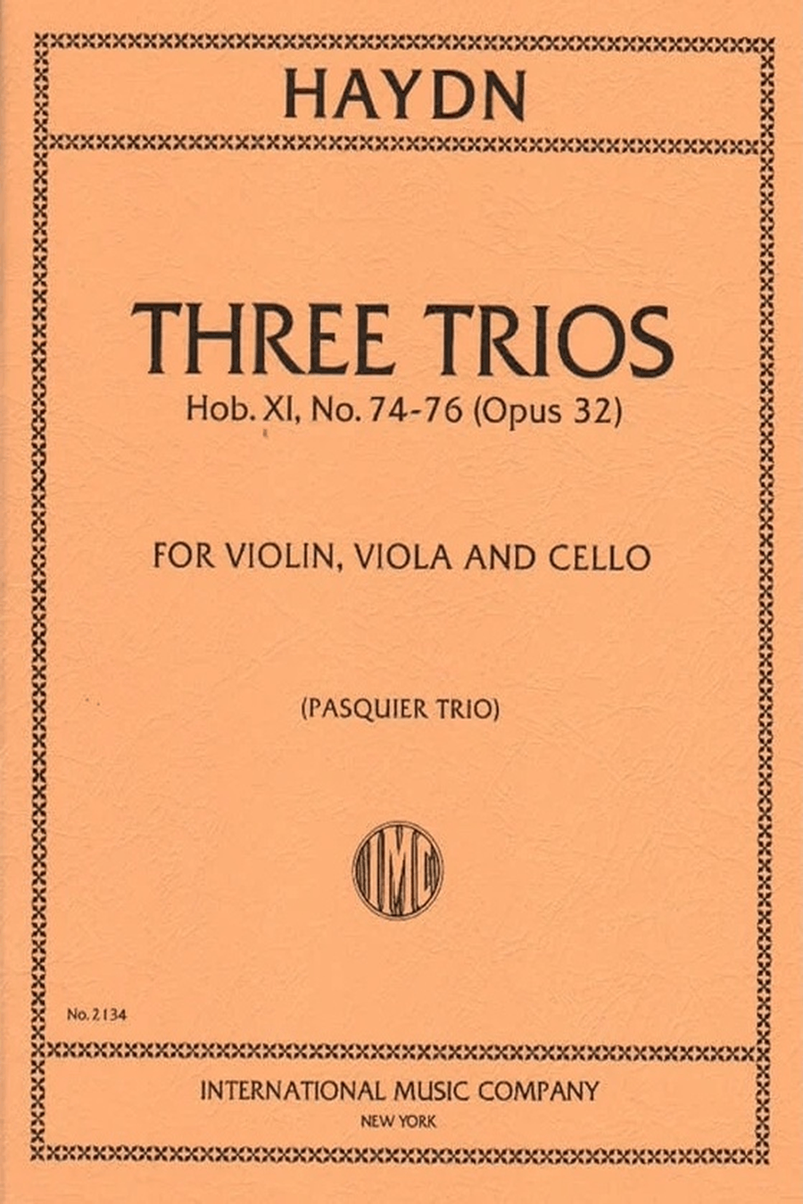 Three Trios, Opus 32 Three Trios, Opus 32 String Trio scores gallery preview page 1