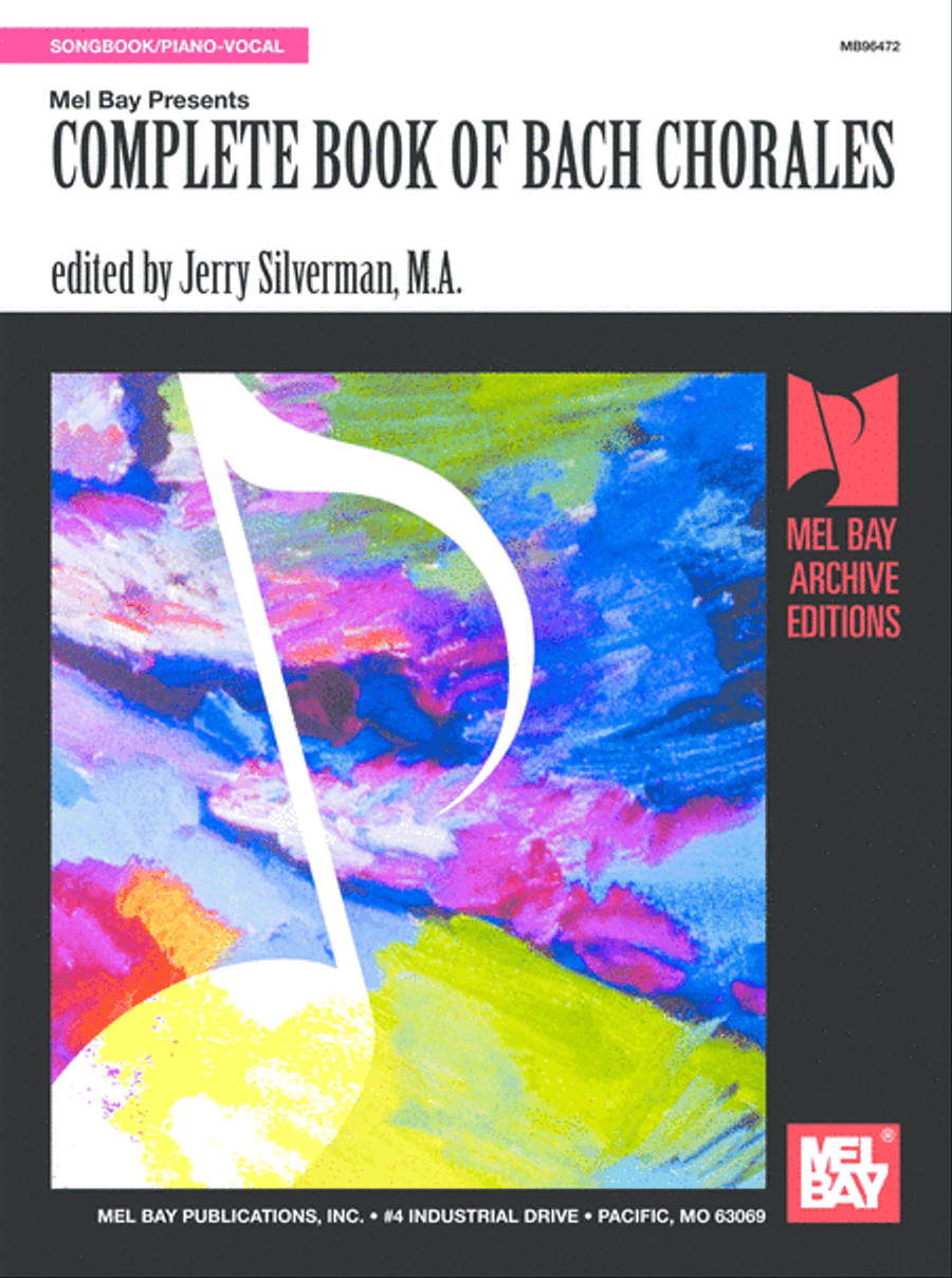 Complete Book of Bach Chorales Piano, Vocal scores gallery preview page 1