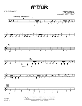 Fireflies - Bb Bass Clarinet