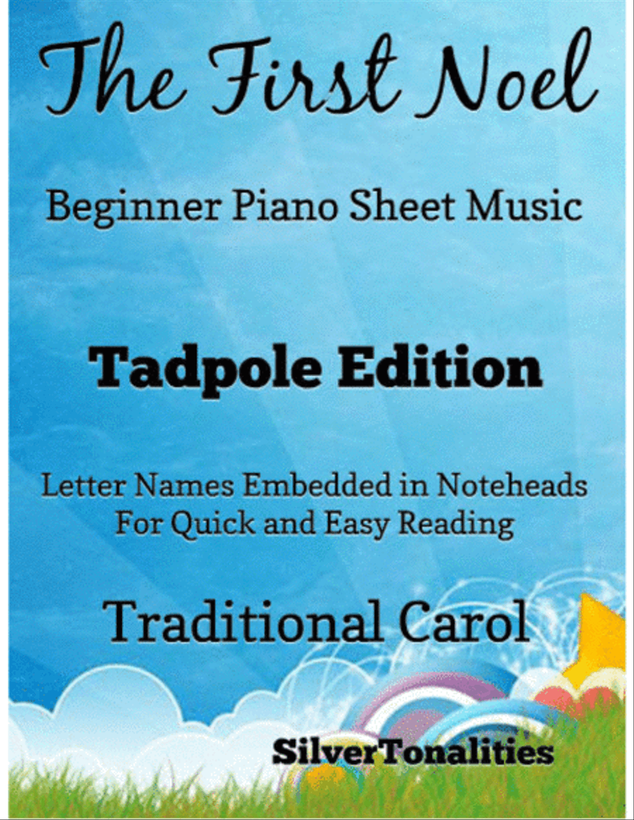 The First Noel Beginner Piano Sheet Music 2nd Edition Easy Piano scores gallery preview page 1