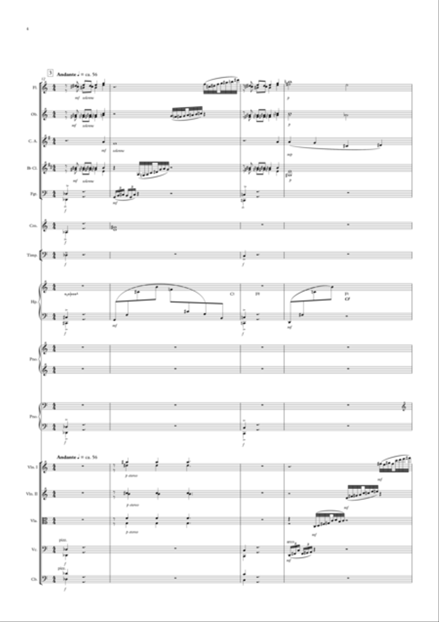 Carlo F. Defranceschi: PRIS AU PIÈGE PAR L’OMBRE (ES-21-065) - Score Only Full Orchestra scores gallery preview page 6