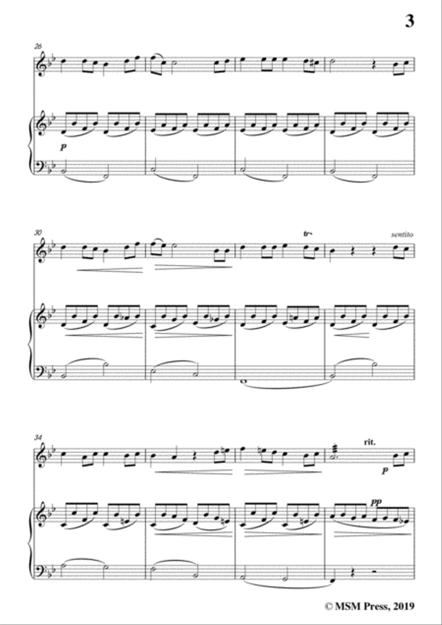 Tosti-Lungi, for Violin and Piano Violin Solo scores gallery preview page 5