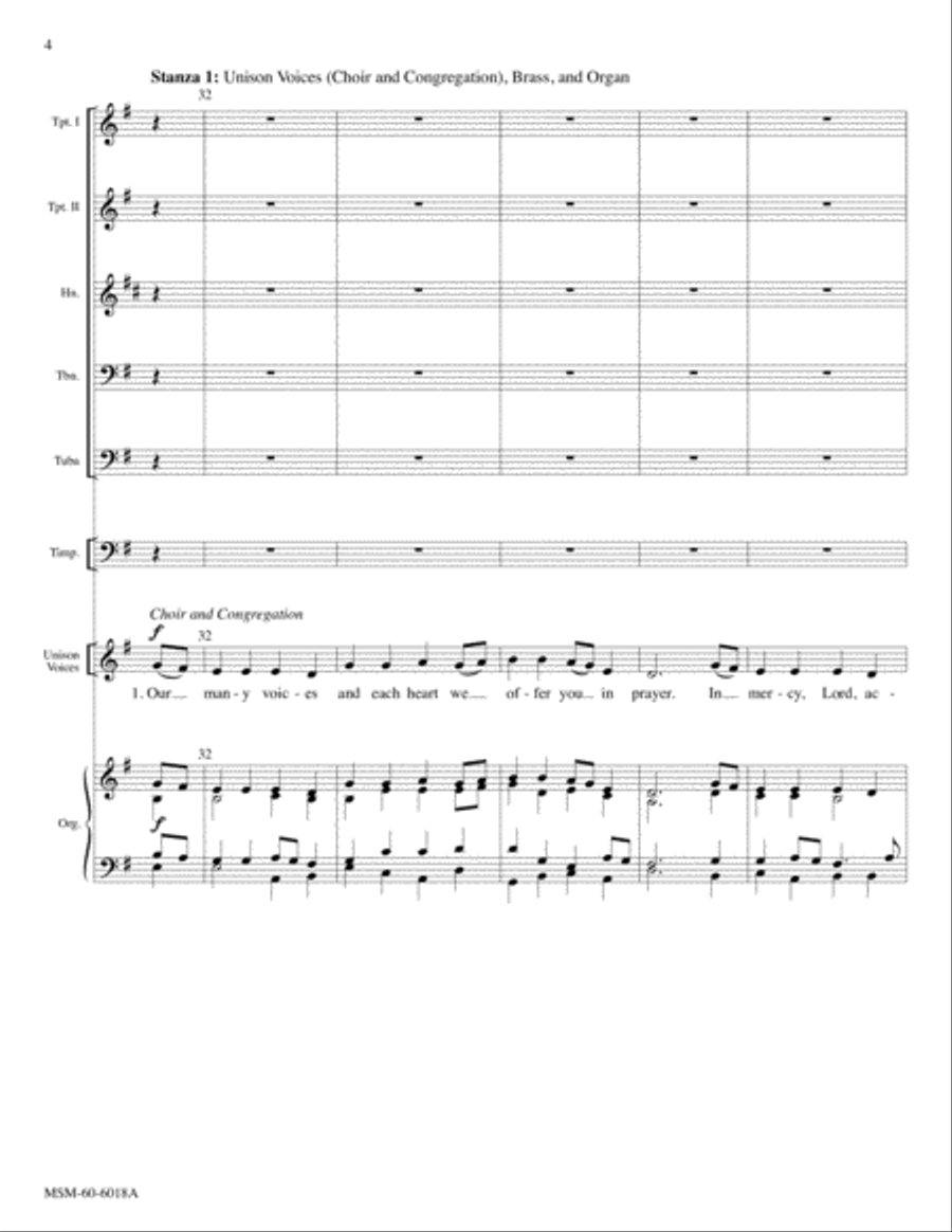 Our Many Voices and Each Heart Choir scores gallery preview page 4