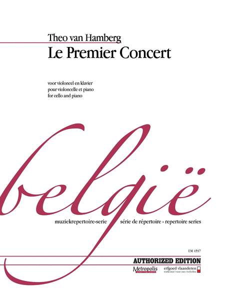 Le 1er Concert du Jeune Violoncelliste, Op.5