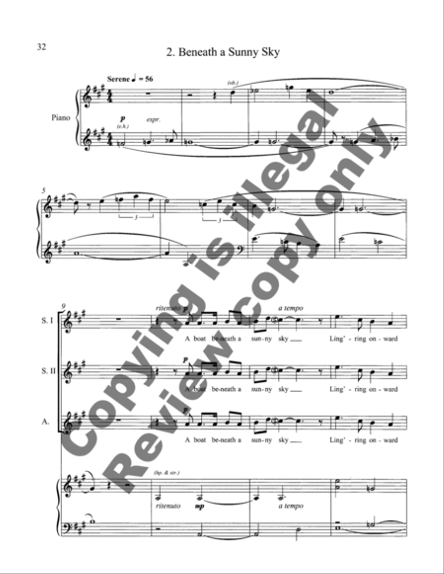 Suite: Alice through a Looking-glass SSA scores gallery preview page 11