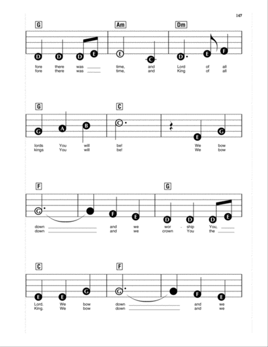 We Bow Down Electronic Keyboard scores gallery preview page 2
