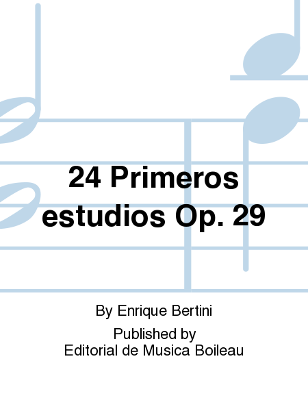 24 Primeros estudios Op. 29