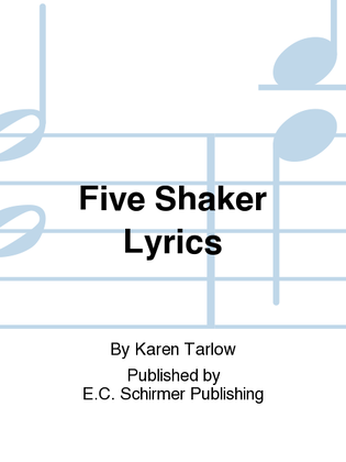 Five Shaker Lyrics