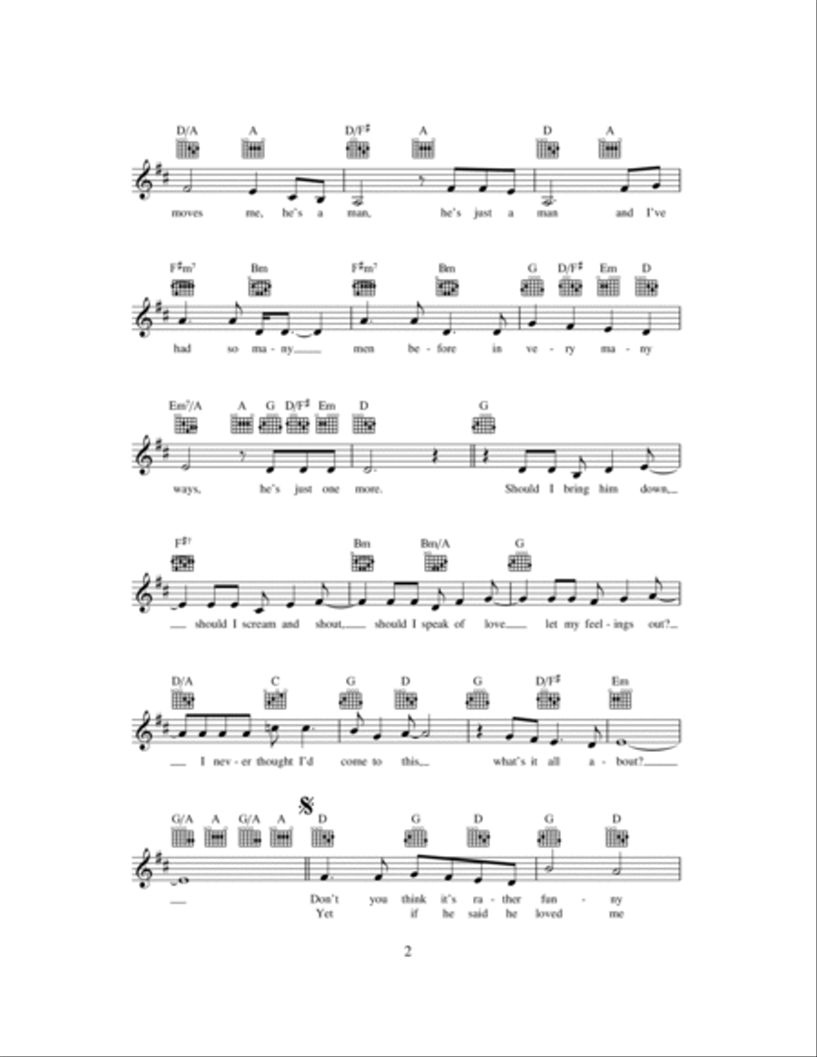 I Don't Know How To Love Him Piano scores gallery preview page 2