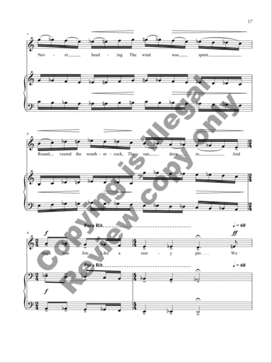 Peacock Pie Tenor Voice scores gallery preview page 8