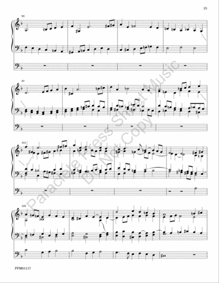 Tribute to Jeremiah Clarke Choir scores gallery preview page 16