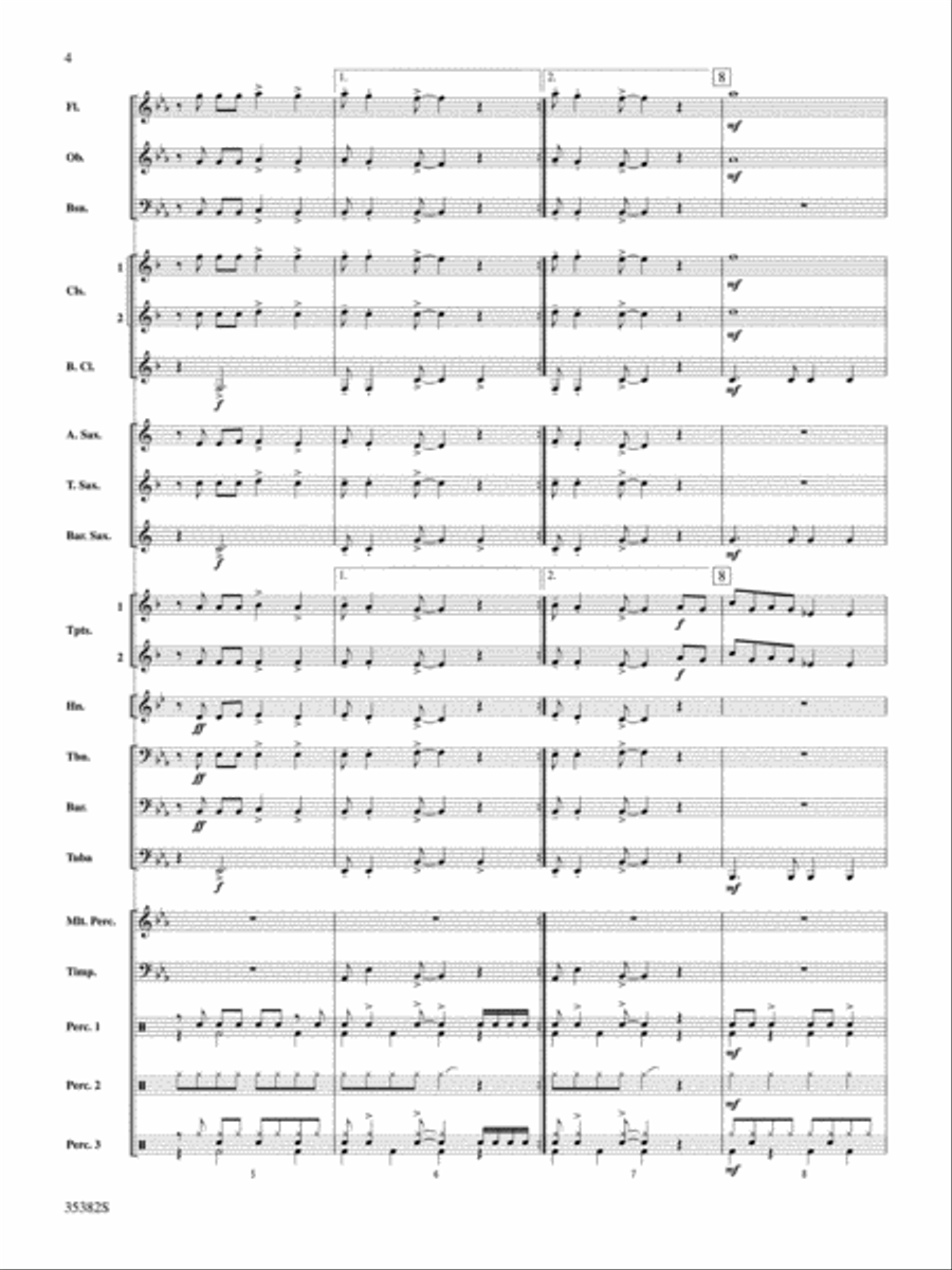 Celebration Concert Band scores gallery preview page 3
