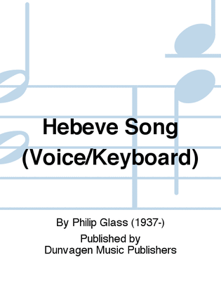 Hebeve Song (Voice/Keyboard)