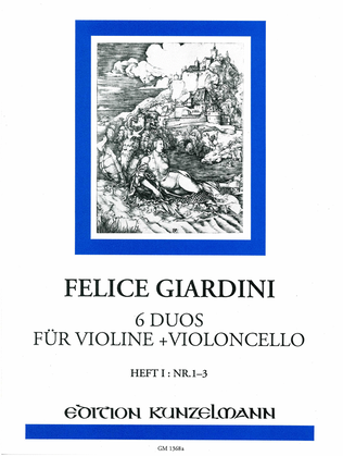 Book cover for 6 Duos for violin and cello, Volume 1