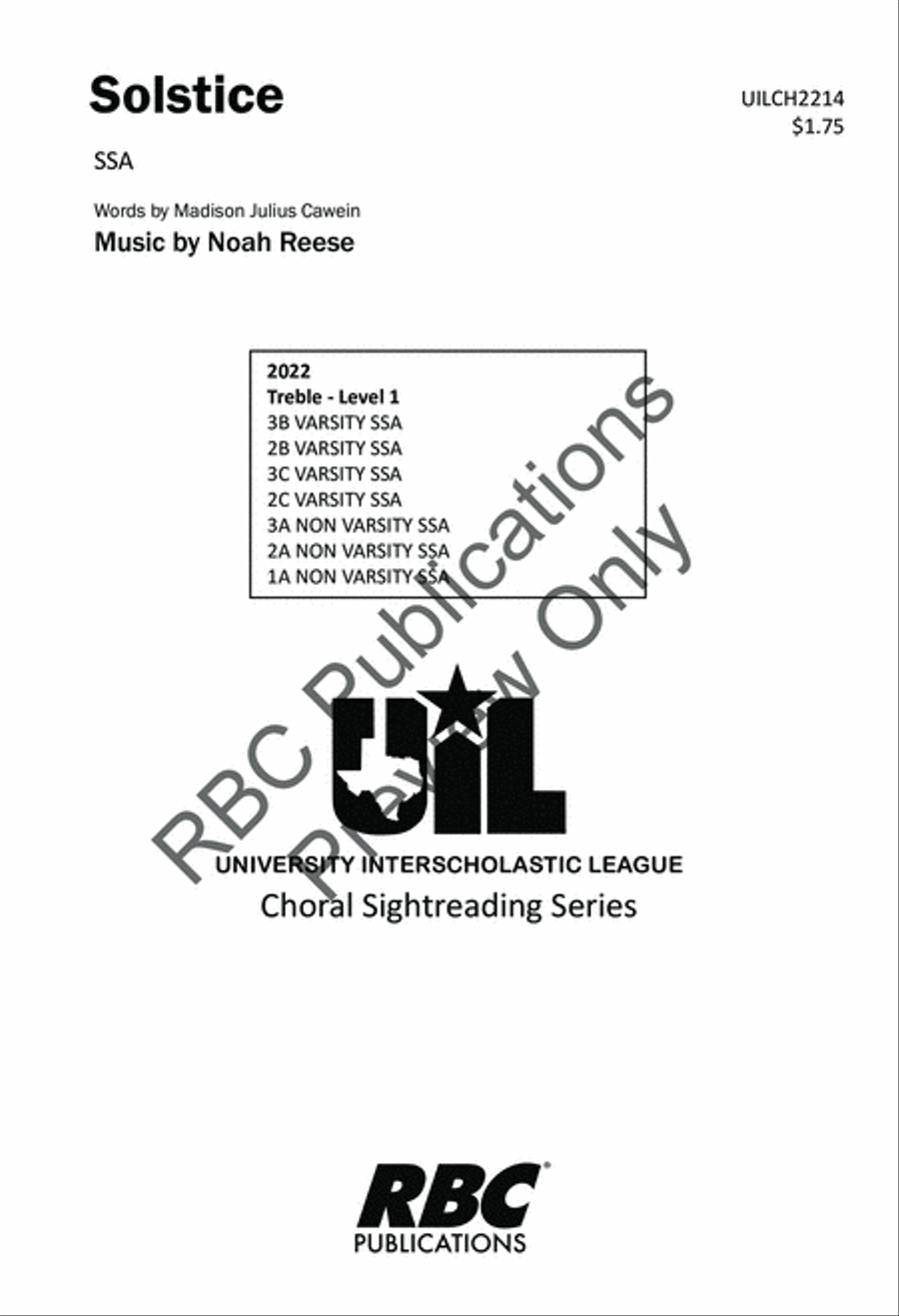 <br>Sheet music extract