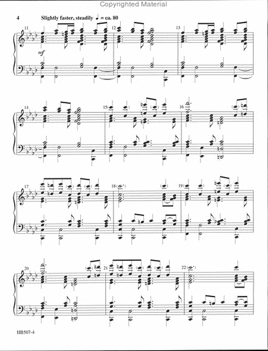 He Never Said a Mumbalin' Word - Larson 5-Octaves scores gallery preview page 3