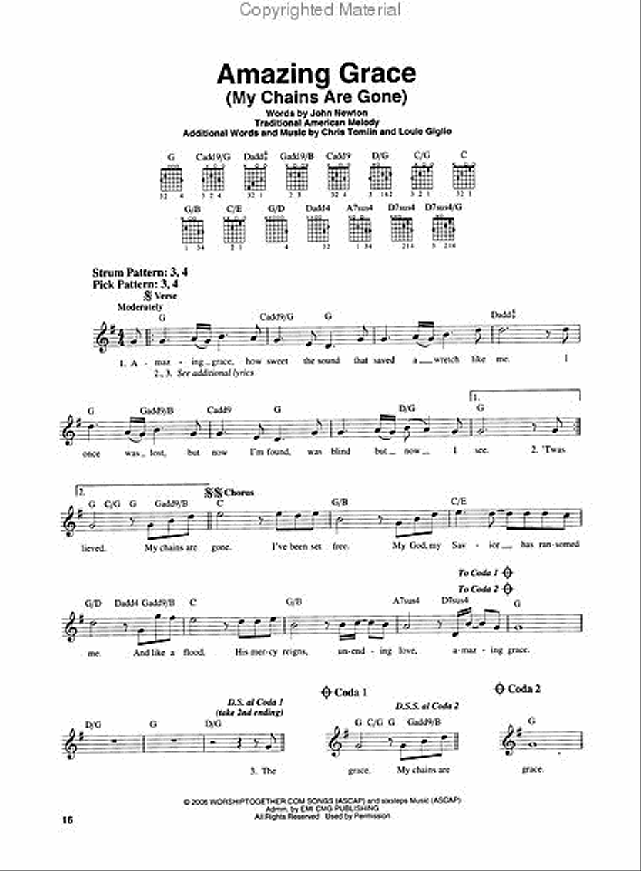 The Worship Book Easy Guitar scores gallery preview page 3
