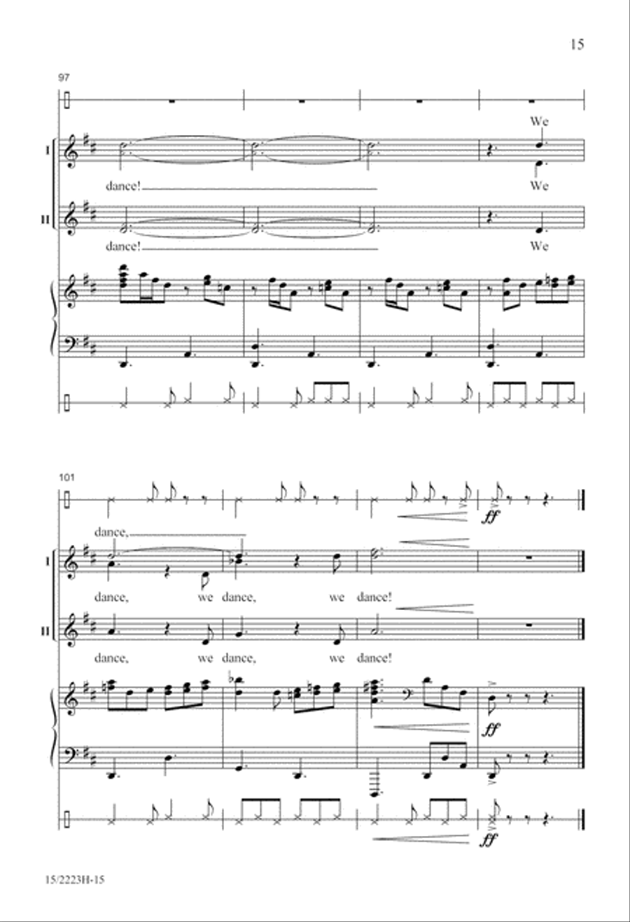 We Sing, We Dance! SSA scores gallery preview page 16
