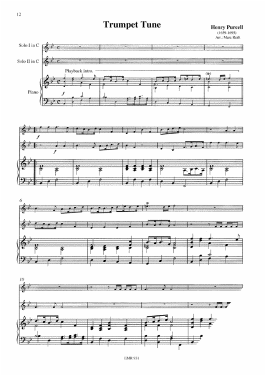 Wedding Music Brass Ensemble scores gallery preview page 6
