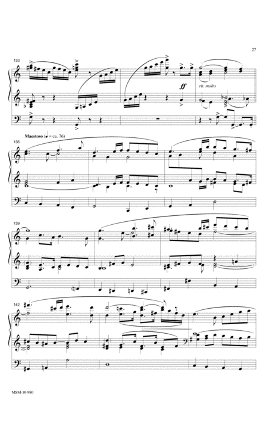 Sonata Breve Organ scores gallery preview page 11