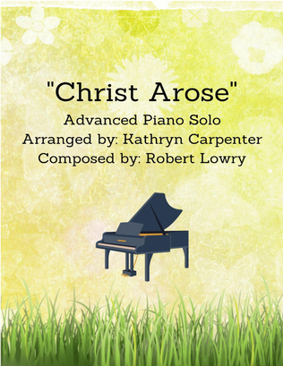 Book cover for Christ Arose (Advanced Piano)