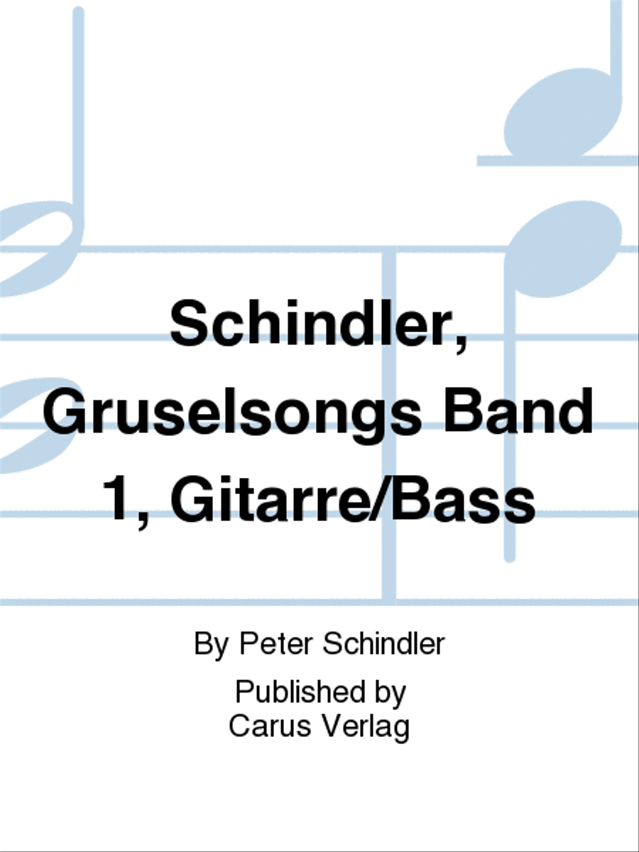 Gruselsongs, Band 1 Guitar scores gallery preview page 1