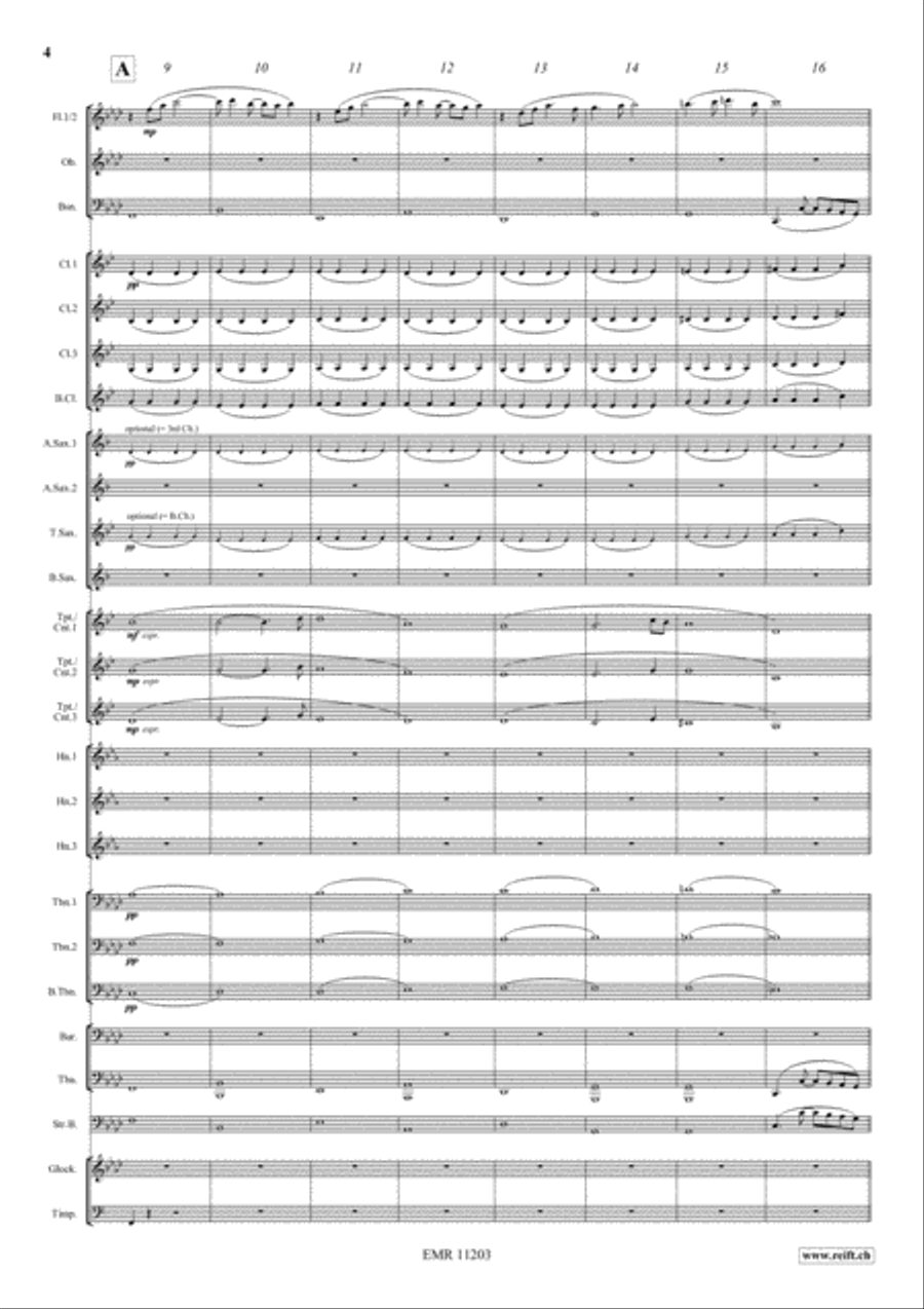 Ave Maria Concert Band scores gallery preview page 5