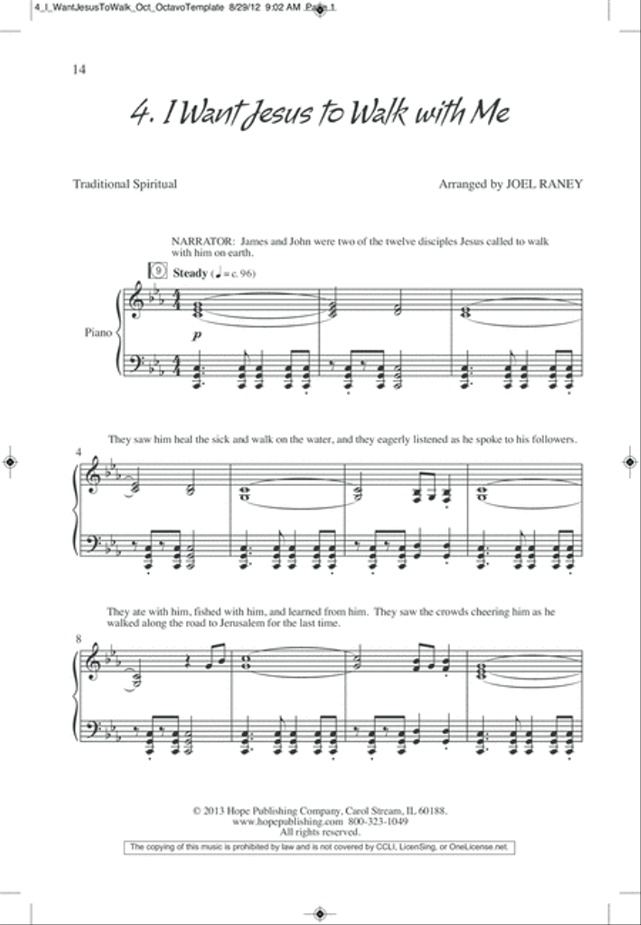I Am the Lord of the Dance 4-Part scores gallery preview page 18