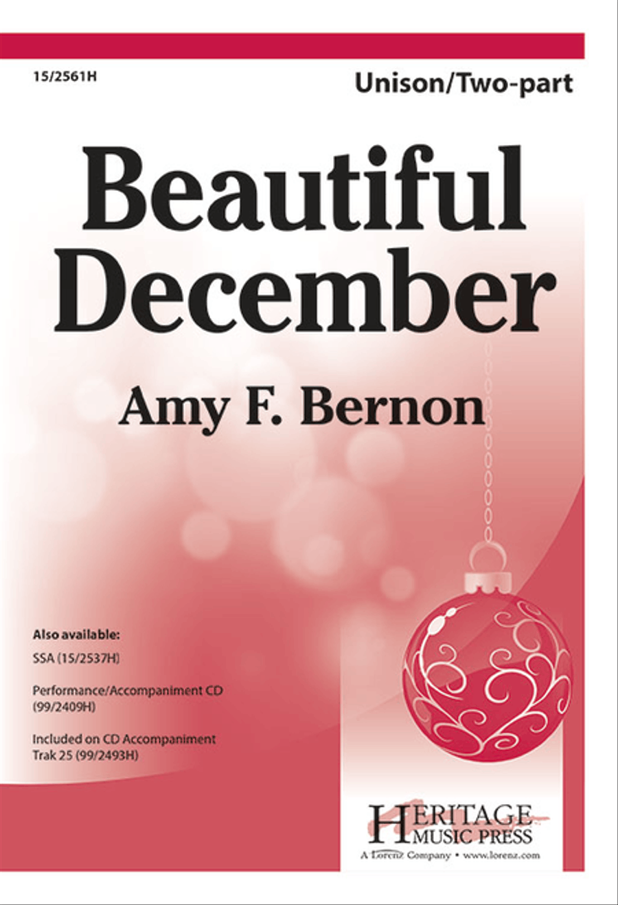 Beautiful December Beautiful December Unison Choir scores gallery preview page 1
