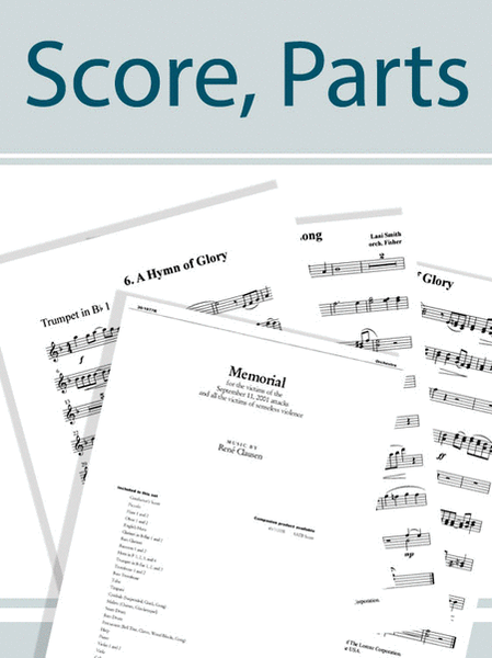 The Gettysburg Address - Orchestral Score and Parts