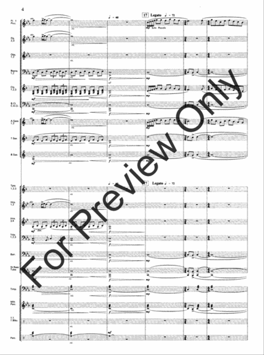 Emmanuel Variants Concert Band scores gallery preview page 6