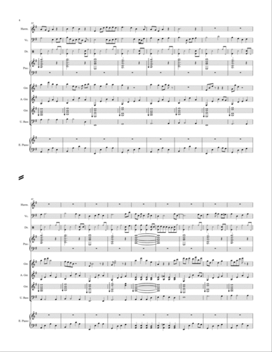 Opus 48 - Strong wings fly away Large Ensemble scores gallery preview page 4