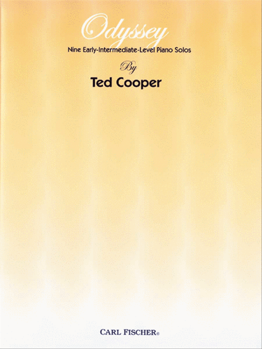 Odyssey Piano Solo scores gallery preview page 1