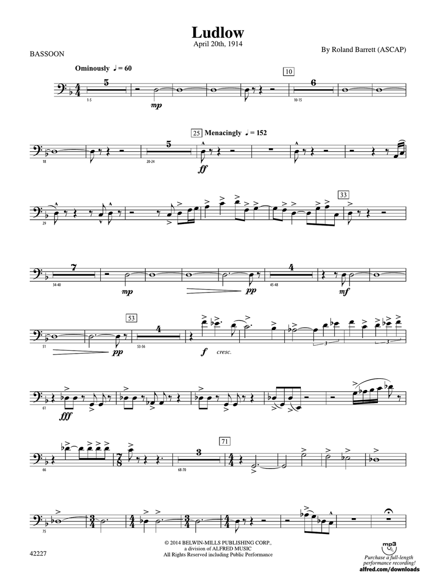 Ludlow: Bassoon