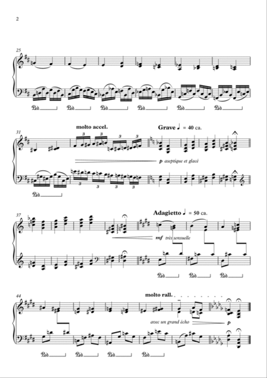 Carlo Francesco Defranceschi: Trois Esquisses (ES-23-019) Piano Solo scores gallery preview page 3
