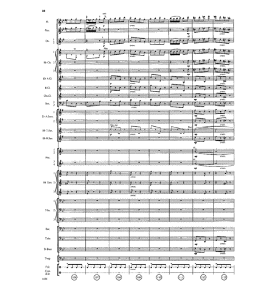 Farandole Concert Band scores gallery preview page 18