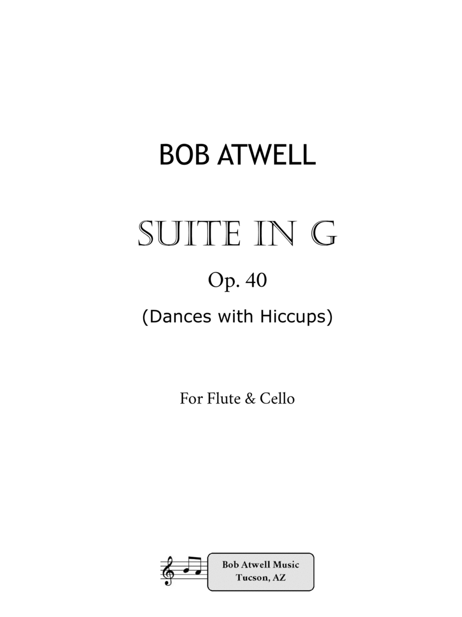 Suite in G (with hiccups) Flute scores gallery preview page 1