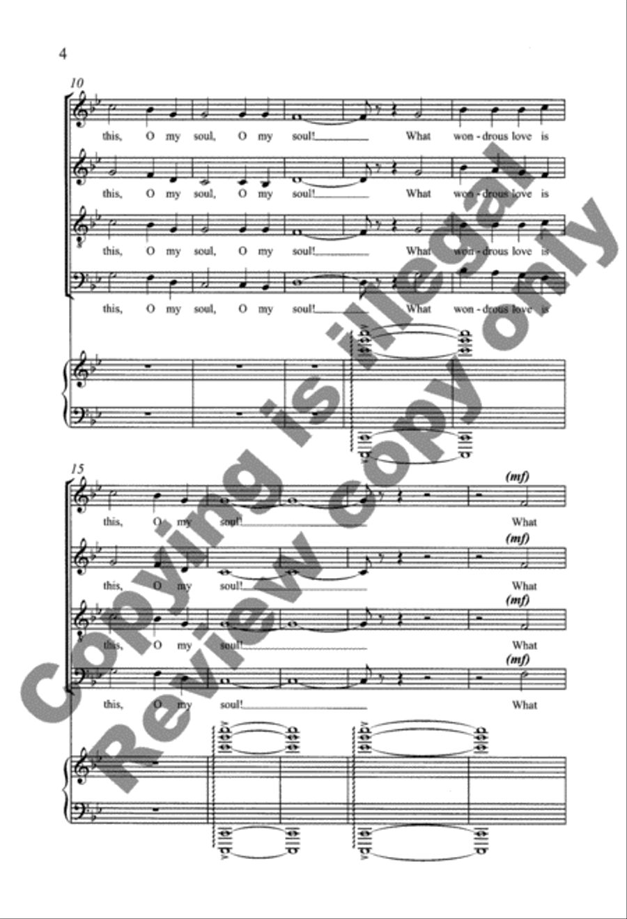 Appalachian Carols: 1. Wondrous Love 4-Part scores gallery preview page 23