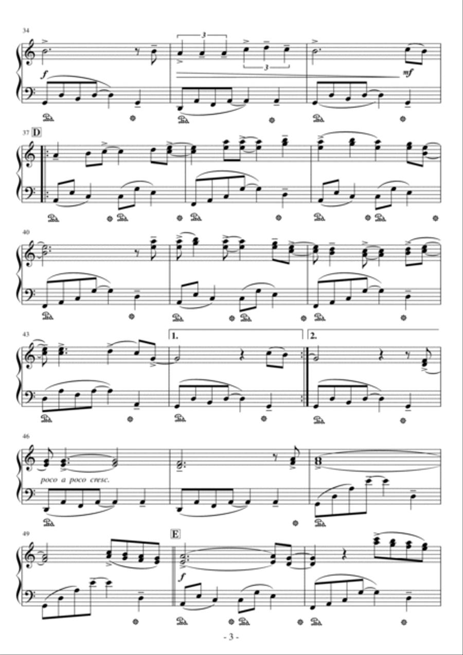 Can't Catch Me Now Can't Catch Me Now Easy Piano scores gallery preview page 3