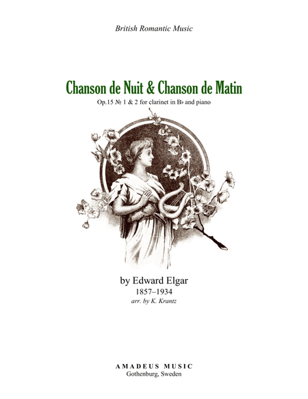Chanson de Nuit and Chanson de Matin Op. 15 for clarinet in Bb and piano image number null