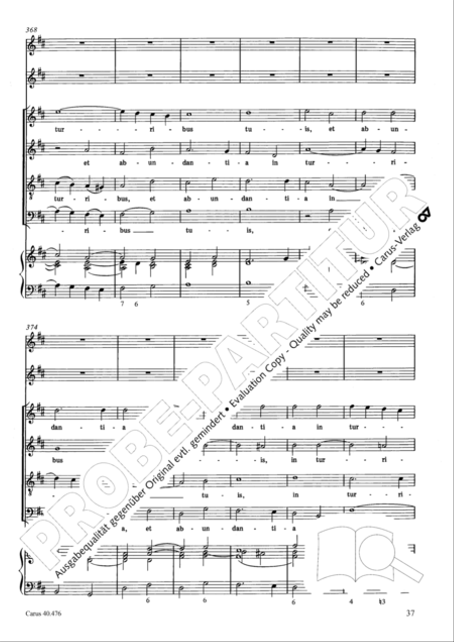 Psalm 121 (Laetatus sum) SA scores gallery preview page 38