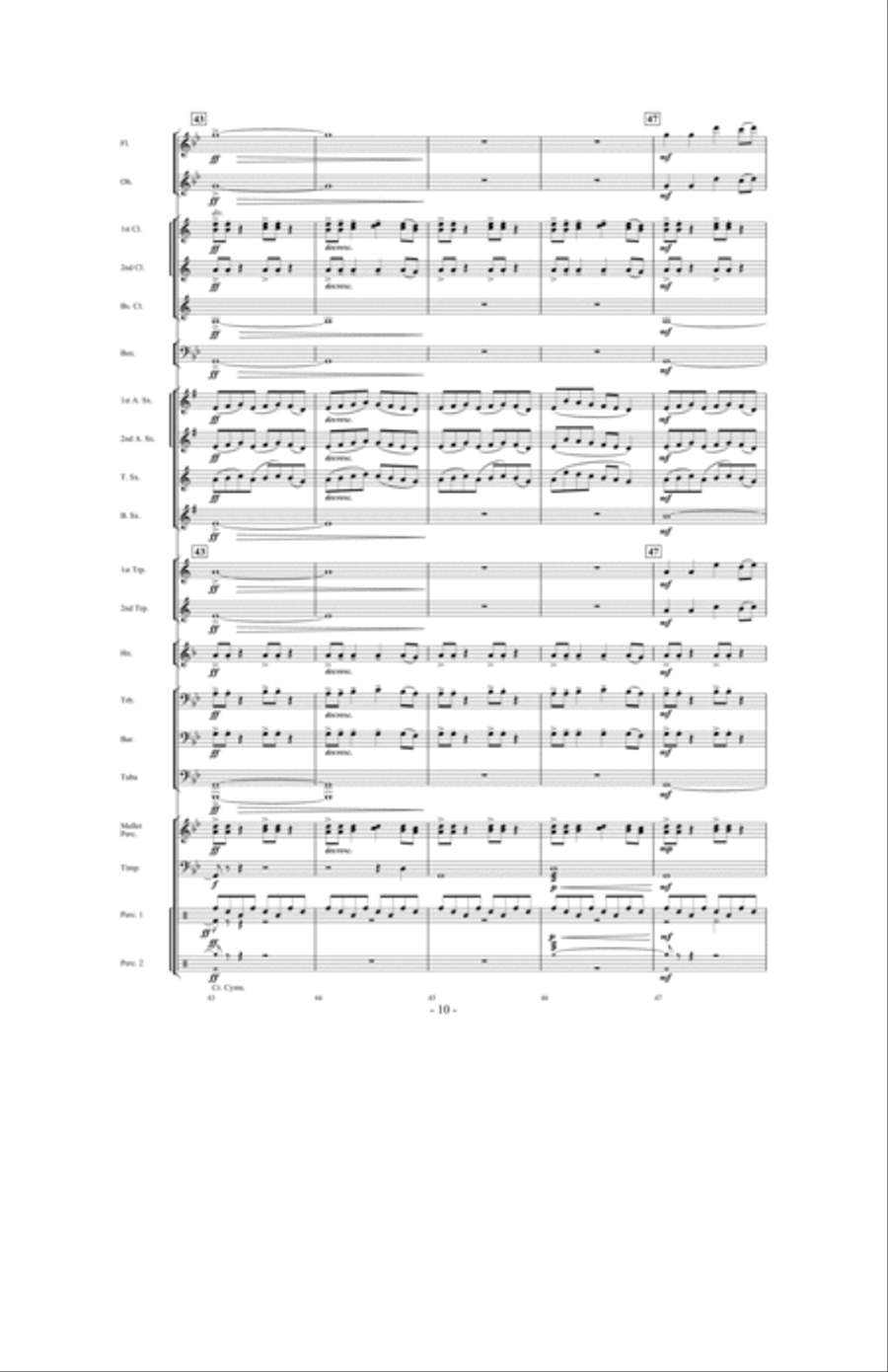 Legend of the Queen Anne's Revenge Concert Band scores gallery preview page 9