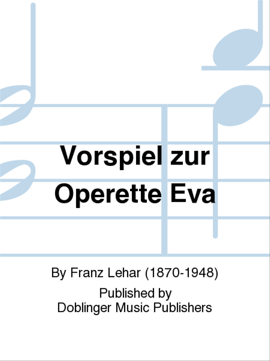 Vorspiel zur Operette Eva Piano Solo scores gallery preview page 1
