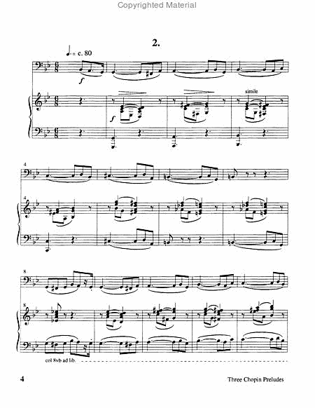 Three Chopin Preludes