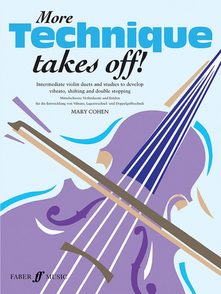 Book cover for More Technique Takes Off! for Violin